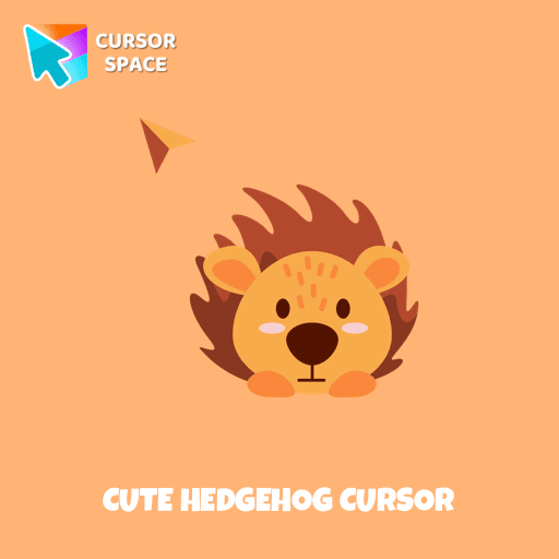 Cute Hedgehog cursor arrow cursor