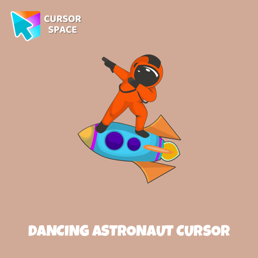 Dancing Astronaut cursor arrow cursor