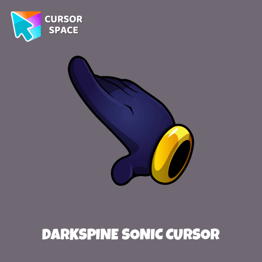 Darkspine Sonic cursor pointer cursor