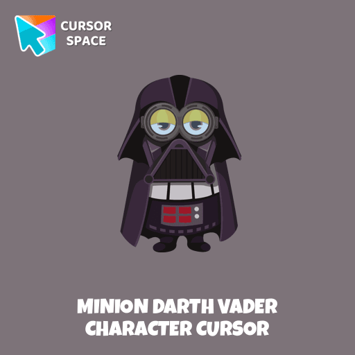 Minion Darth Vader Character cursor arrow cursor