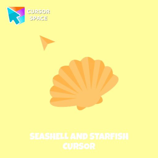 Seashell and Starfish cursor arrow cursor