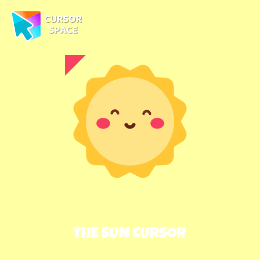 The Sun cursor pointer cursor